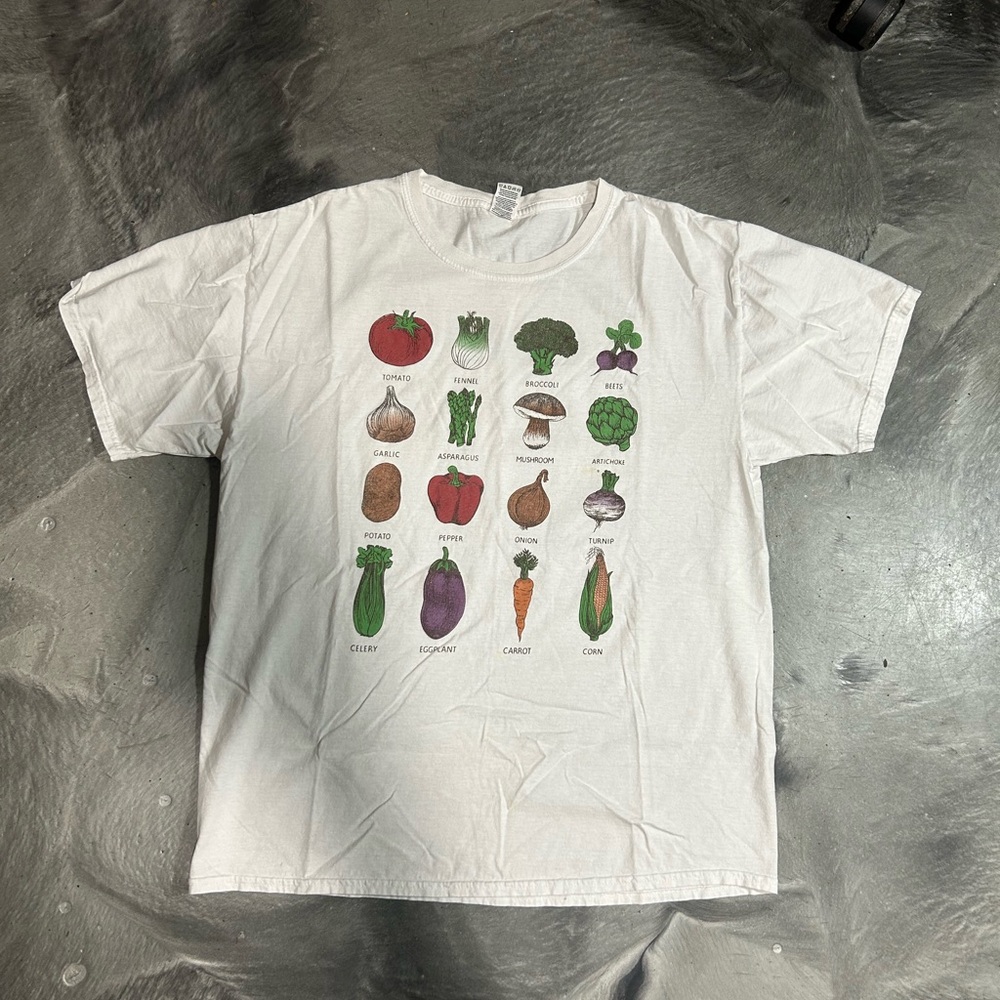 Vegetable Print Tee